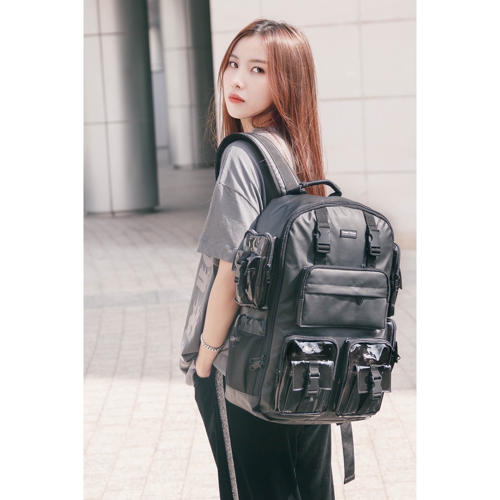Balo unisex nhiều ngăn tiện dụng chống thấm nước FRIENDS FOREVER Childhood Backpack - Ngăn chống sốc 15.6inch