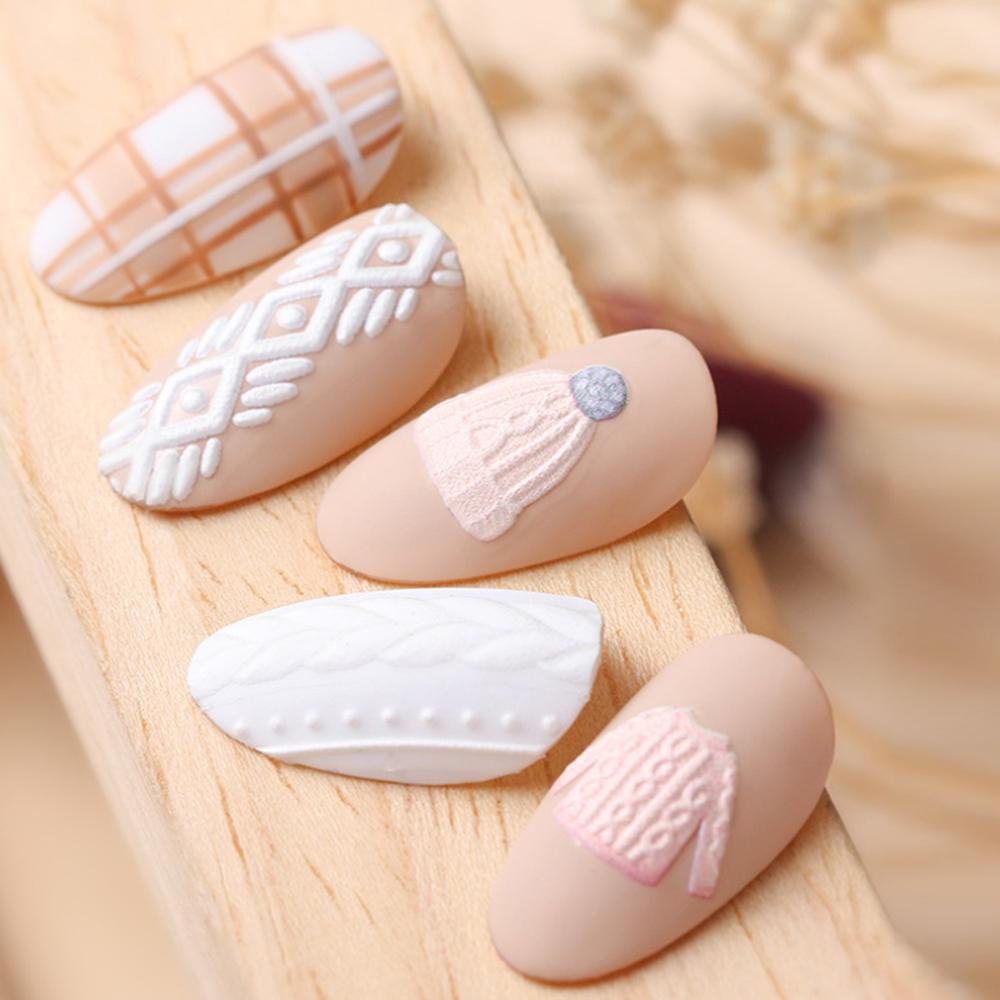 Đề Can Họa Tiết Lông Vũ Màu Trắng Dùng Để Trang Trí Móng Nghệ Thuật DIY