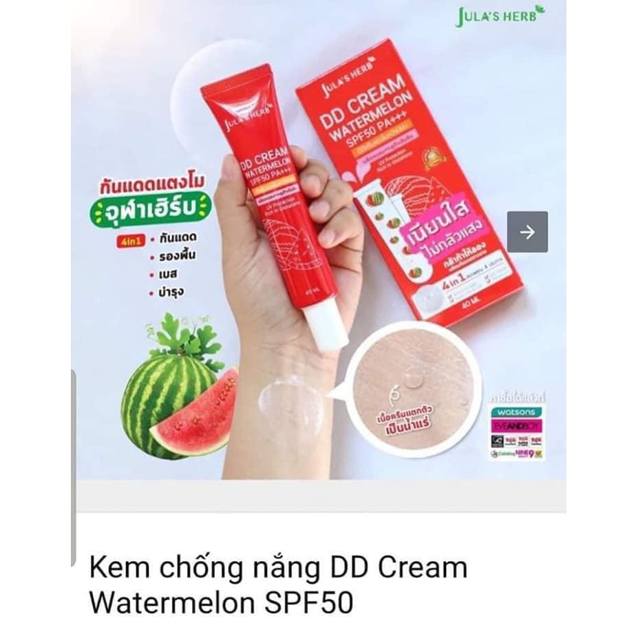 KEM CHỐNG NẮNG JULA’S HERB DD Cream Watermelon SPF50 PA+++