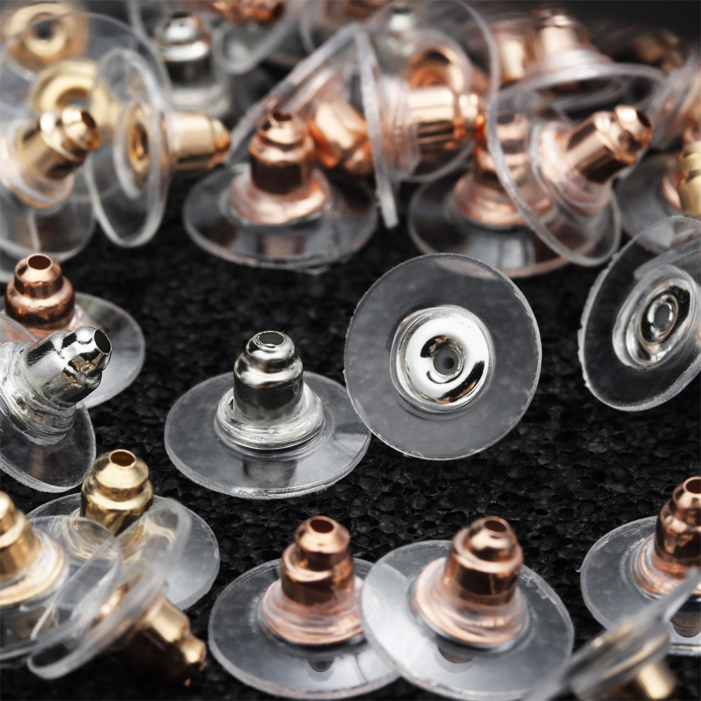 (Hàng Mới Về) Bộ 100 / 100 Móc Khuyên Tai Chất Lượng Cao Nhiều Màu Sắc