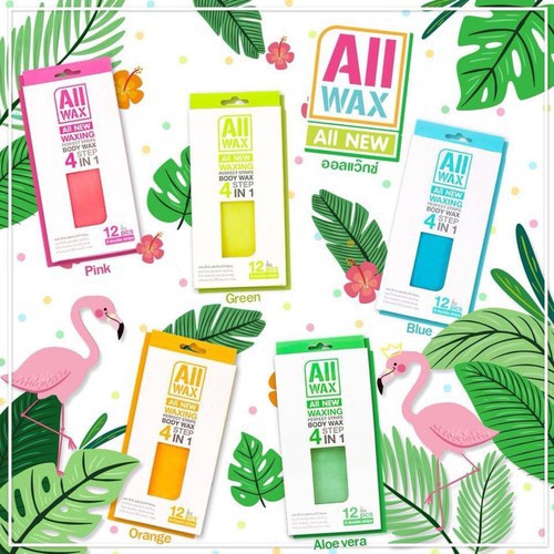 Miếng Wax Lạnh Hoa Quả All Wax 4 Step In 1