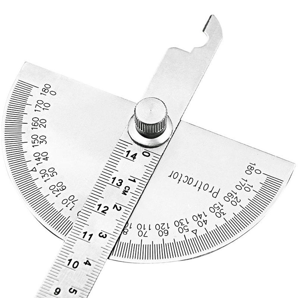 KUNHEV Thước Đo Góc 180 Độ 14.5cm Chuyên Dụng Cao Cấp