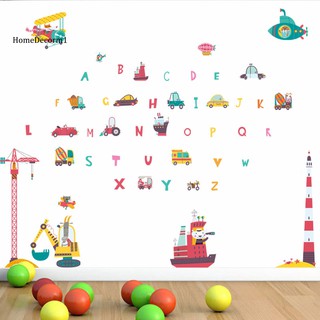 Giấy dán tường họa tiết chữ nhật đáng yêu cho bé