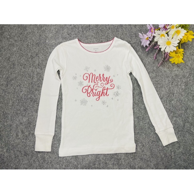 Áo dài tay bé gái họa tiết xinh xắn Bé diện tết , đón noel ( size 2-8y )