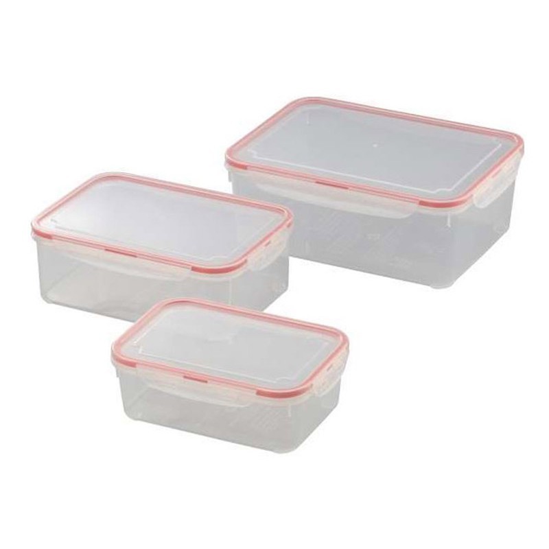 Hộp nhựa nắp silicon 700ml Inomata CHÍNH HÃNG sử dụng an toàn trong tủ lạnh, tủ đông và lò vi sóng.