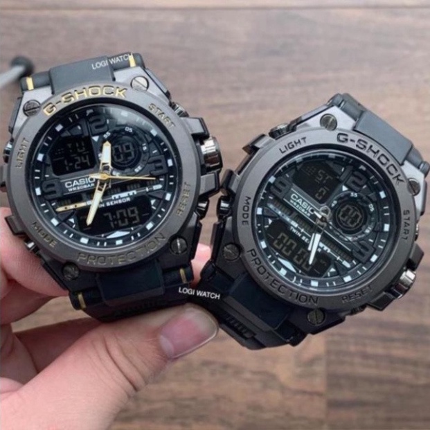 Đồng hồ nam G-shock GTS 8600 Original –Chống nước 20Bar Viền Thép không gỉ, Hiển thị số, hai máy chạy độc lập - Hàng nhậ