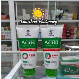 [CHÍNH HÃNG] SỮA RỬA MẶT ACNES CREAMY WASH NGỪA MỤN 100G