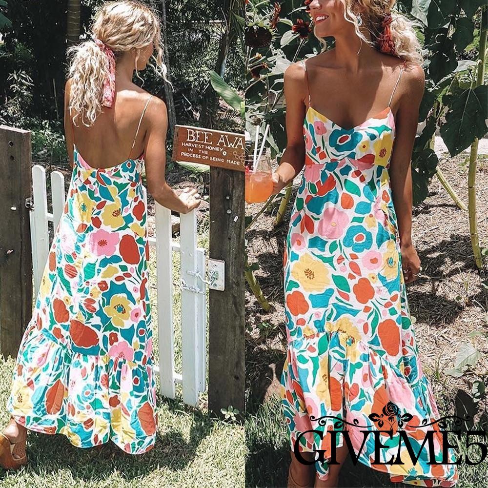 Đầm maxi dáng ôm cổ chữ V gợi cảm cho nữ