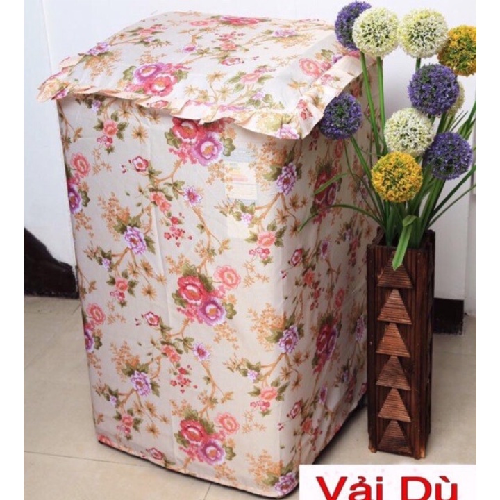 Áo Trùm Vỏ Bọc Máy Giặt Cửa Trên Lồng Đứng Vải Dù Cao Cấp Size 5kg - 11kg