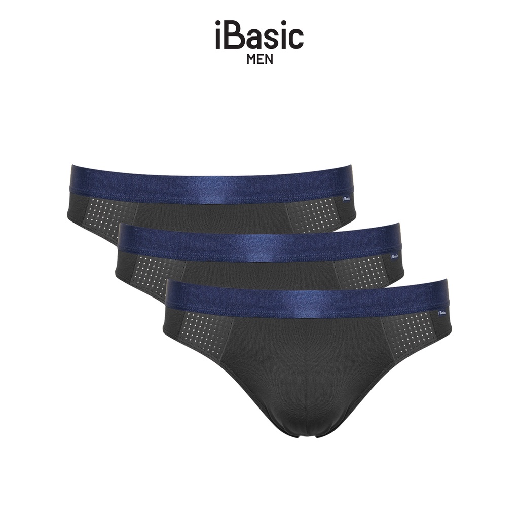 Combo 3 quần lót nam brief poly iBasic PANM063