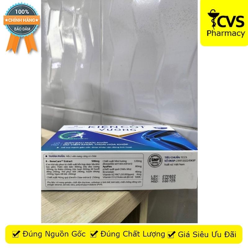Kiện Cốt Vương - Hộp 20 &amp; 45 - giảm đau sưng khớp, thoái hóa khớp, khó vận động - CVS Pharmacy
