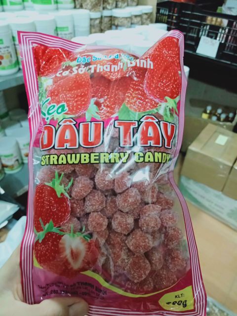 2 Túi=600g Kẹo dẻo Dâu Tây Đà Lạt