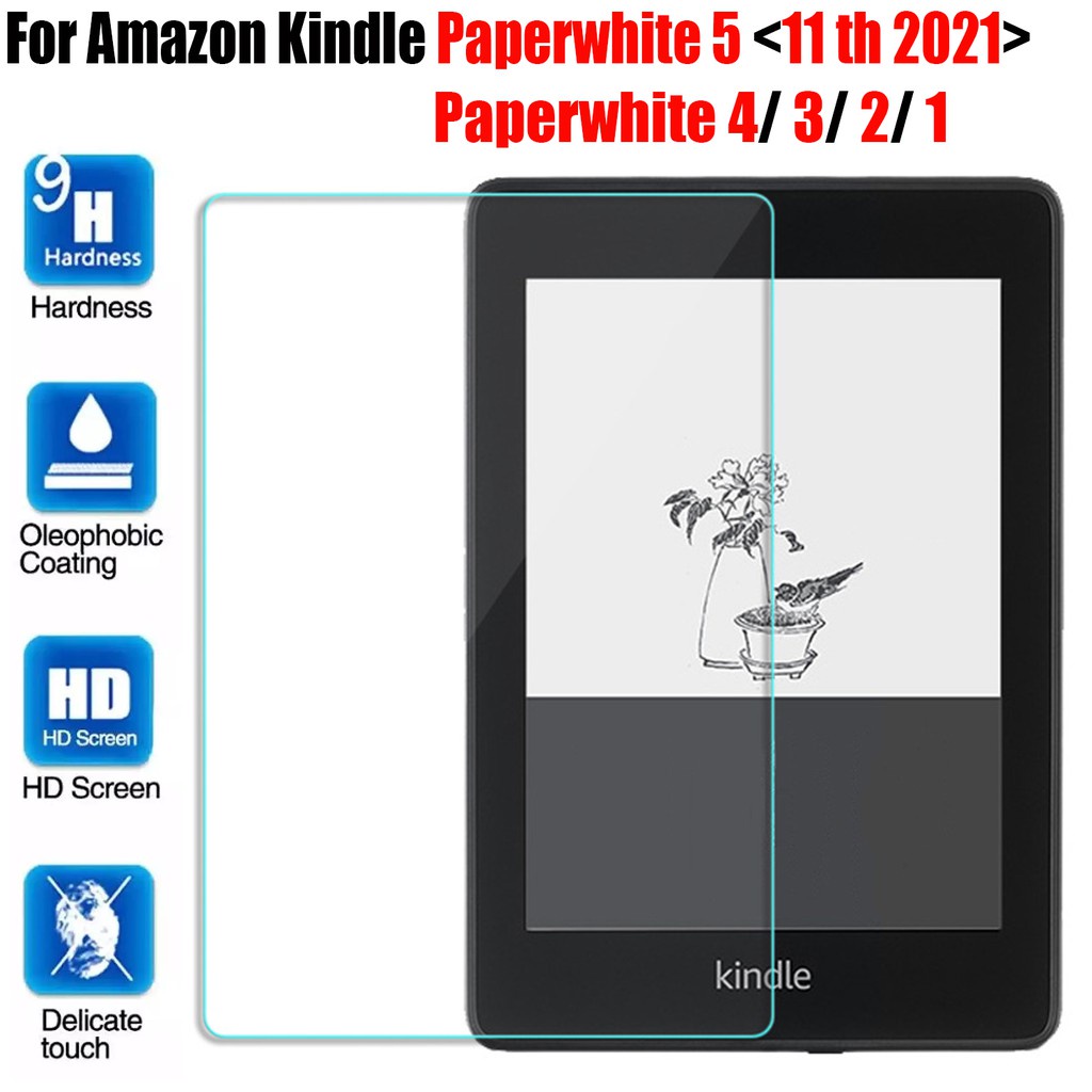 Kính Cường Lực Bảo Vệ Màn Hình 2.5D Cho Amazon Kindle Paperwhite 5 11th Generation 6.8-inch 2021 Kindle Paperwhite 4 3 2 1 9H