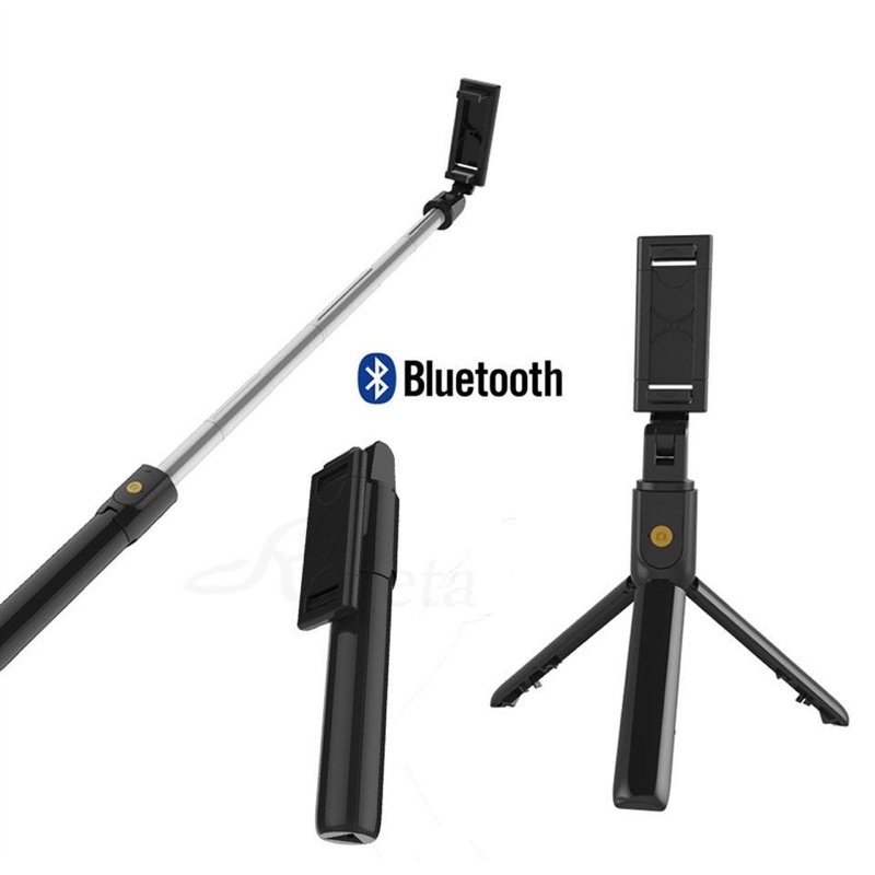 Gậy tự sướng bluetooth  3 chân Tripod K07 gậy selfie | BigBuy360 - bigbuy360.vn