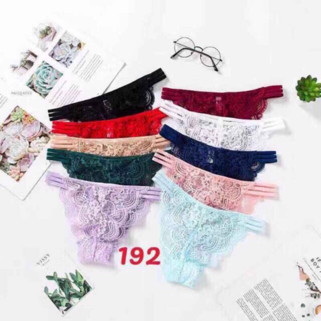 (Cực sexy gợi cảm) e combo 10 quần ren mới điệu đà nóng bỏng nha khách yêu ren ko nào