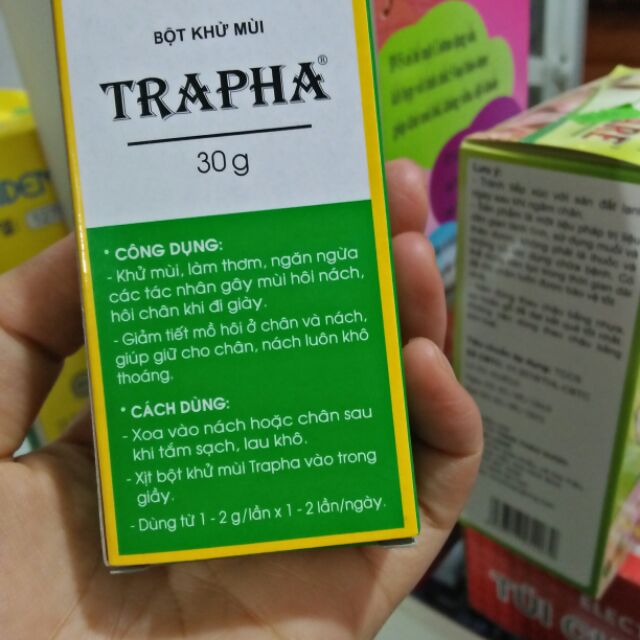 Bột khử mùi Trapha