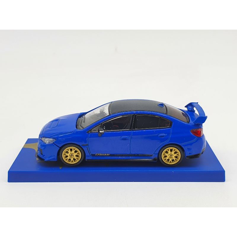 Xe Mô Hình Subaru WRX STI 1:64 Tarmac Works ( Xanh Dương )