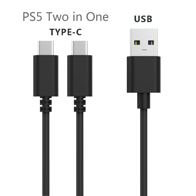 Dây Cáp Sạc Nhanh USB Loại C 2 Trong 1 Cho Tay Cầm Điều Khiển Switch Điện Thoại