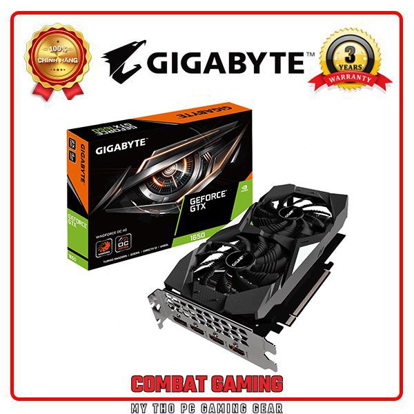 Card Màn Hình Gigabyte Geforce GTX 1650 OC 4GB GDDR6 Windforce