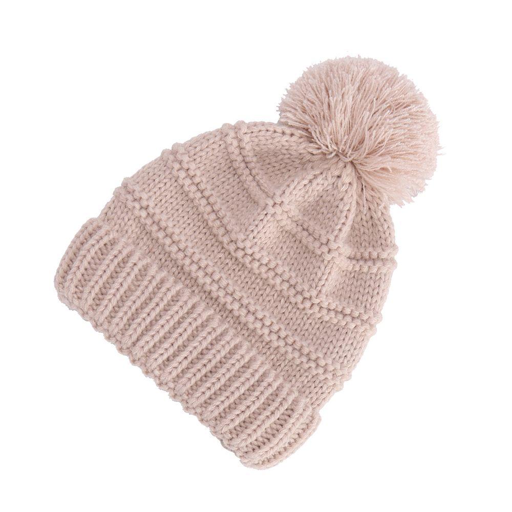 Mũ Dệt Kim Dày Dặn Co Giãn Giữ Ấm Tai Thời Trang Thu Đông Cho Bé Trai