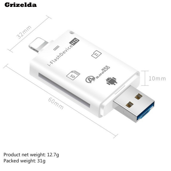 Đầu Đọc Thẻ Nhớ Sd Đa Năng Cổng Micro Usb Otg Cho Điện Thoại Android | BigBuy360 - bigbuy360.vn