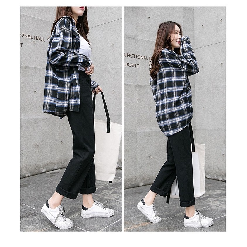 Quần jeans bigsize ống suông hình thật 50-100kg ⚡️⚡️ ơi