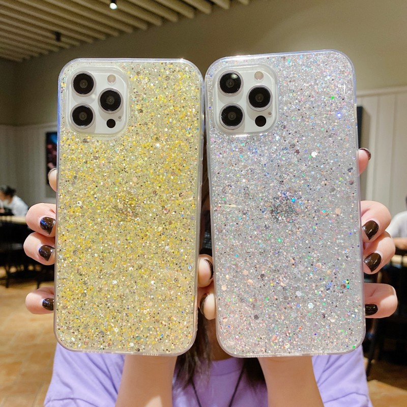 Ốp Điện Thoại Mềm Mỏng Đính Đá Lấp Lánh Cho OPPO Reno 4 4G 5 6 2 2F 4F 5F F11 Pro F9 F5 A73