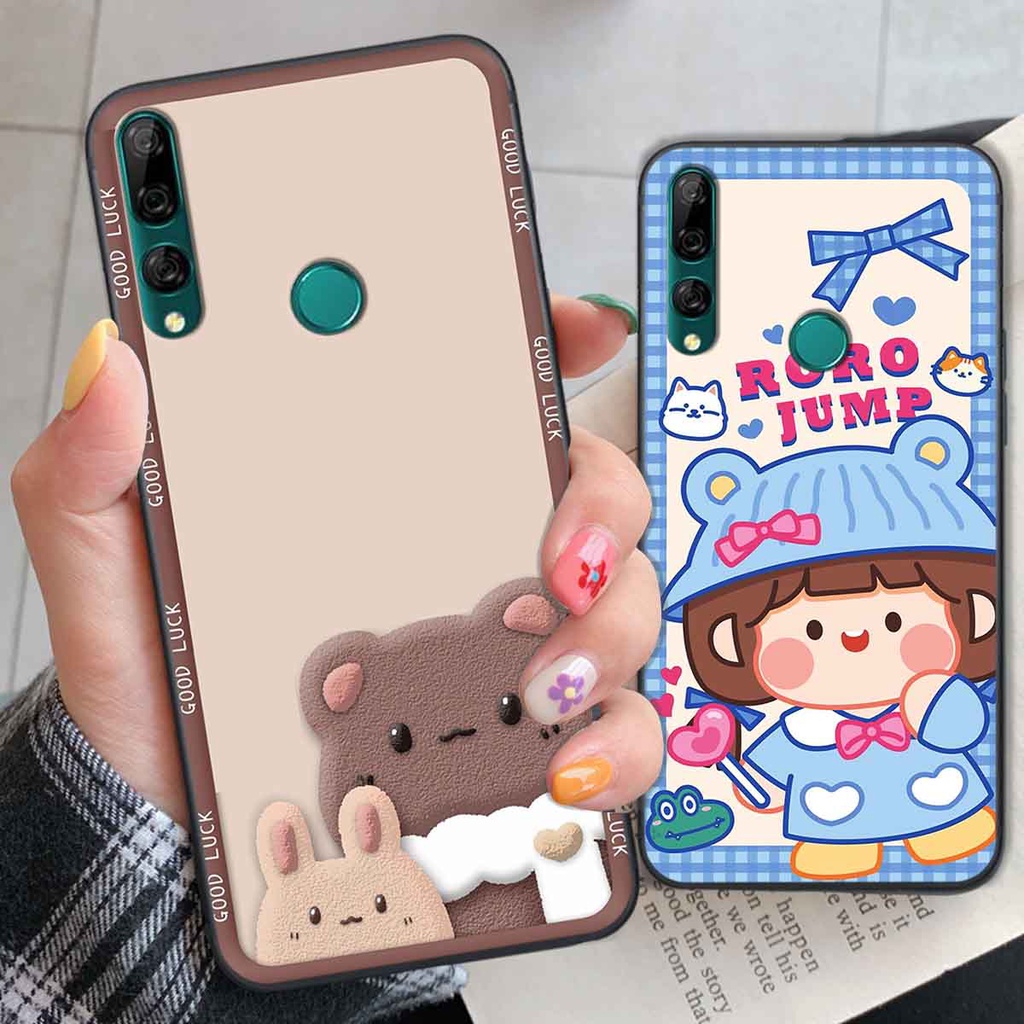 Ốp Huawei Y9 2019 / Y9 Prime 2019 bear brick, gấu đáng yêu, dễ thương