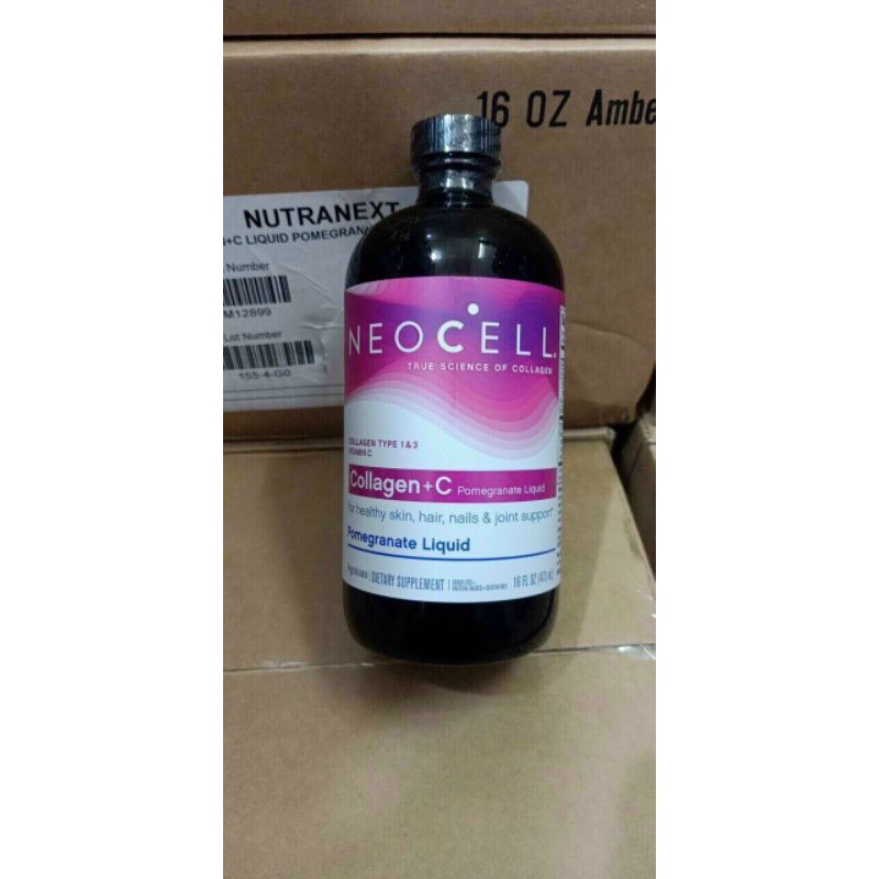 Nước uống NeoCell Collagen + C Pomegranate Liquid của Mỹ
