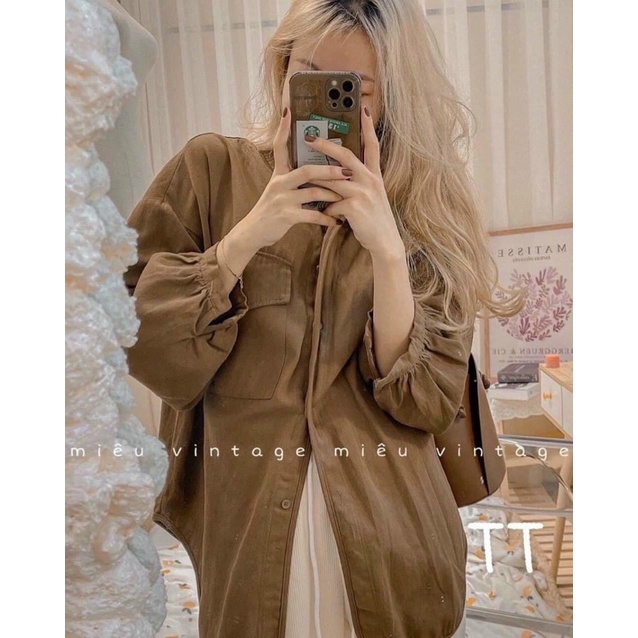 Áo sơ mi tay dài công sở đi làm , dạo phố đơn giản siêu hot phối gì cũng xinh -Thời Trang VADA (NĐ99)