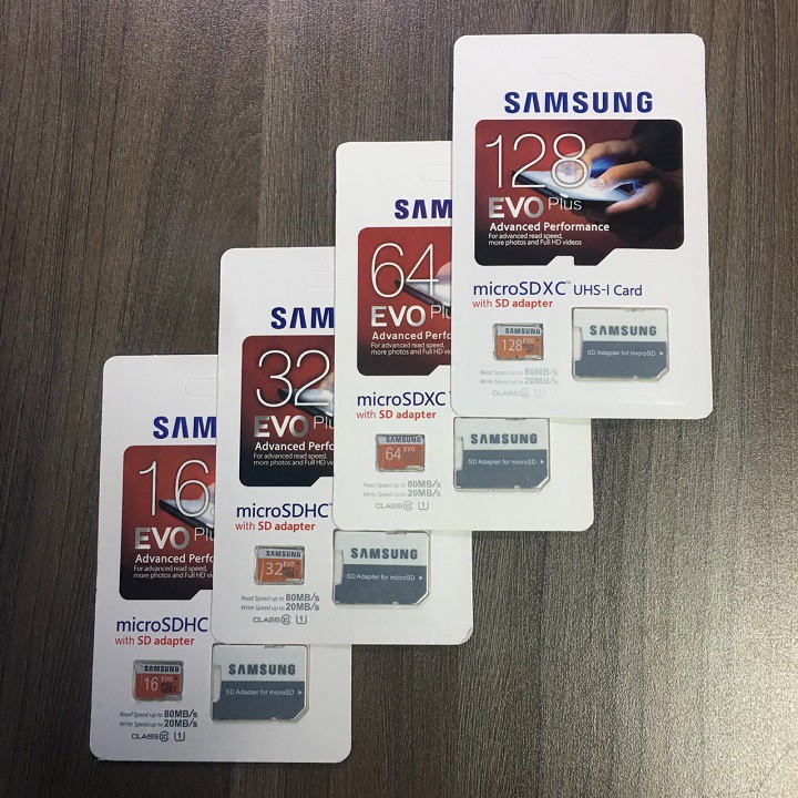 Nơi✟Thẻ nhớ MicroSD SamSung 128GB/64GB/32GB/16GB – Evo Plus Class 10 CHÍNH HÃNG Kèm Adapter Bảo hành 5 năm | BigBuy360 - bigbuy360.vn