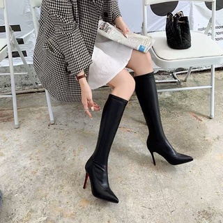 boot da lì mũi nhọn gót 8p