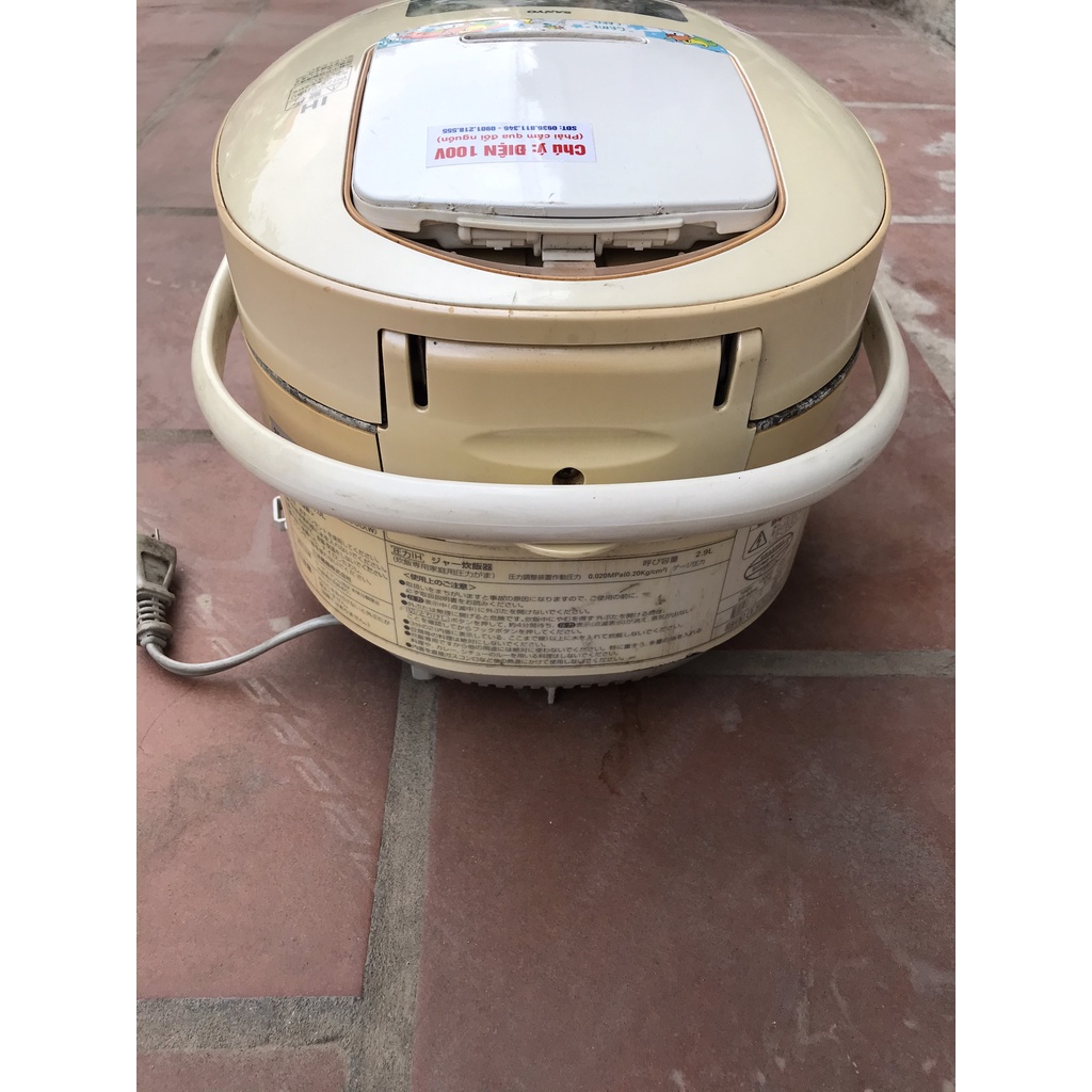 Nồi cơm điện cao tần áp suất Nhật bãi Sanyo  ECJ-XP1000