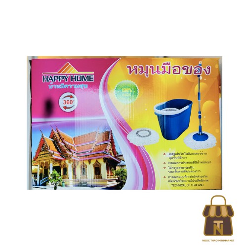 Bộ Lau Nhà 360 Độ Happy Home Thái Lan