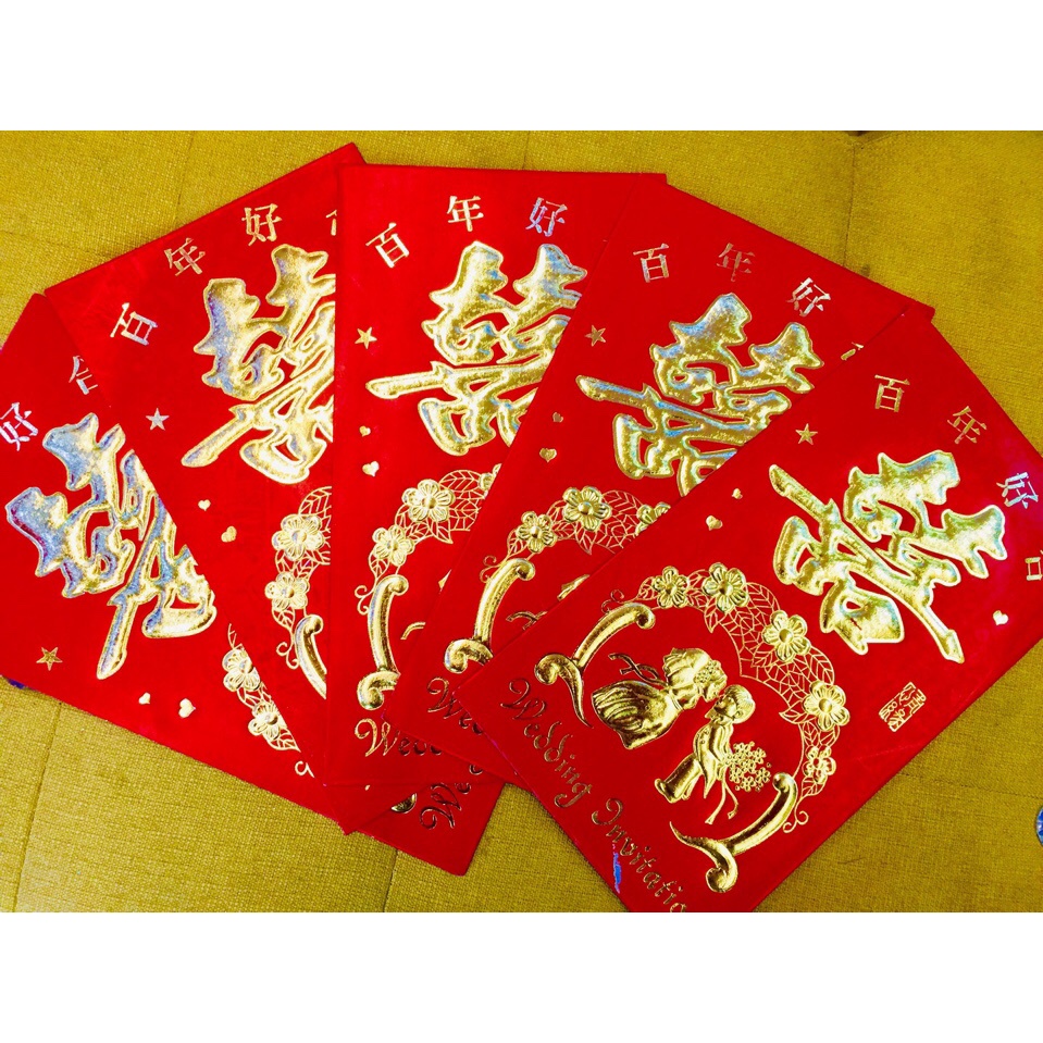 Phong bao LÌ XÌ Đẹp trao duyên đám cưới hỏi