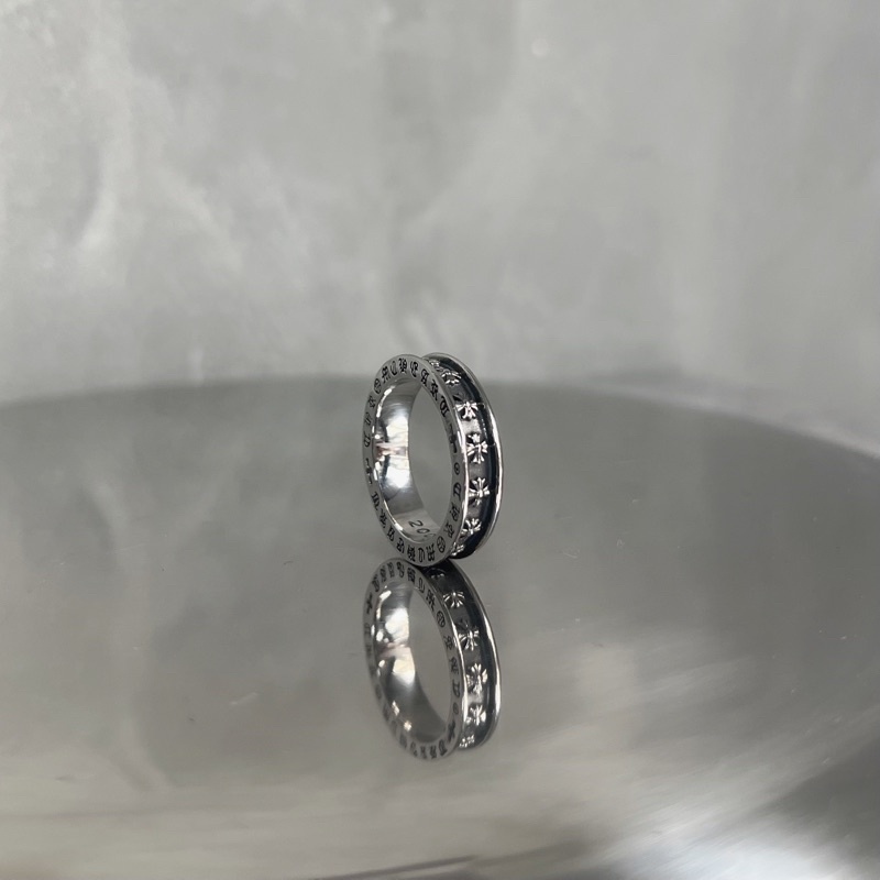 NHẪN CHROME HEART THÉP TITAN không gỉ , không bay màu 8