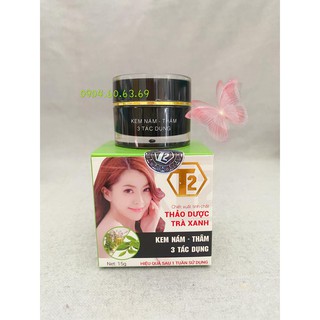 Kem THẢO DƯỢC TRÀ XANH T2 15g Nam Thâm 3 tác dụng