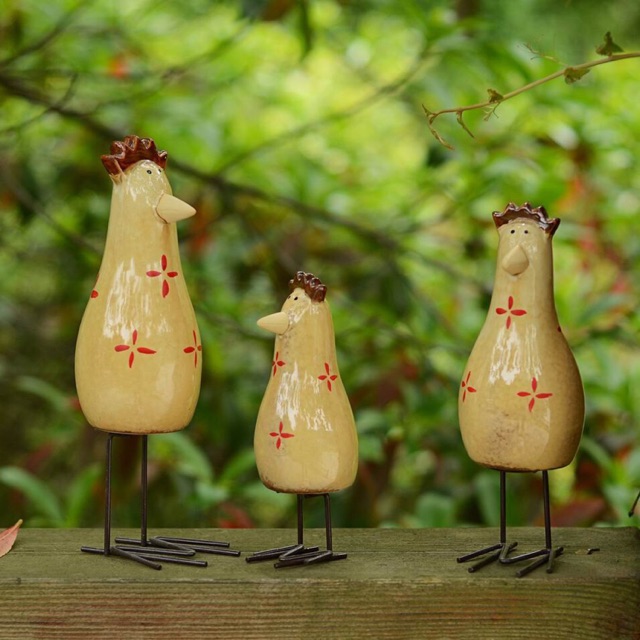 Tượng thú gốm trang trí nhà cửa