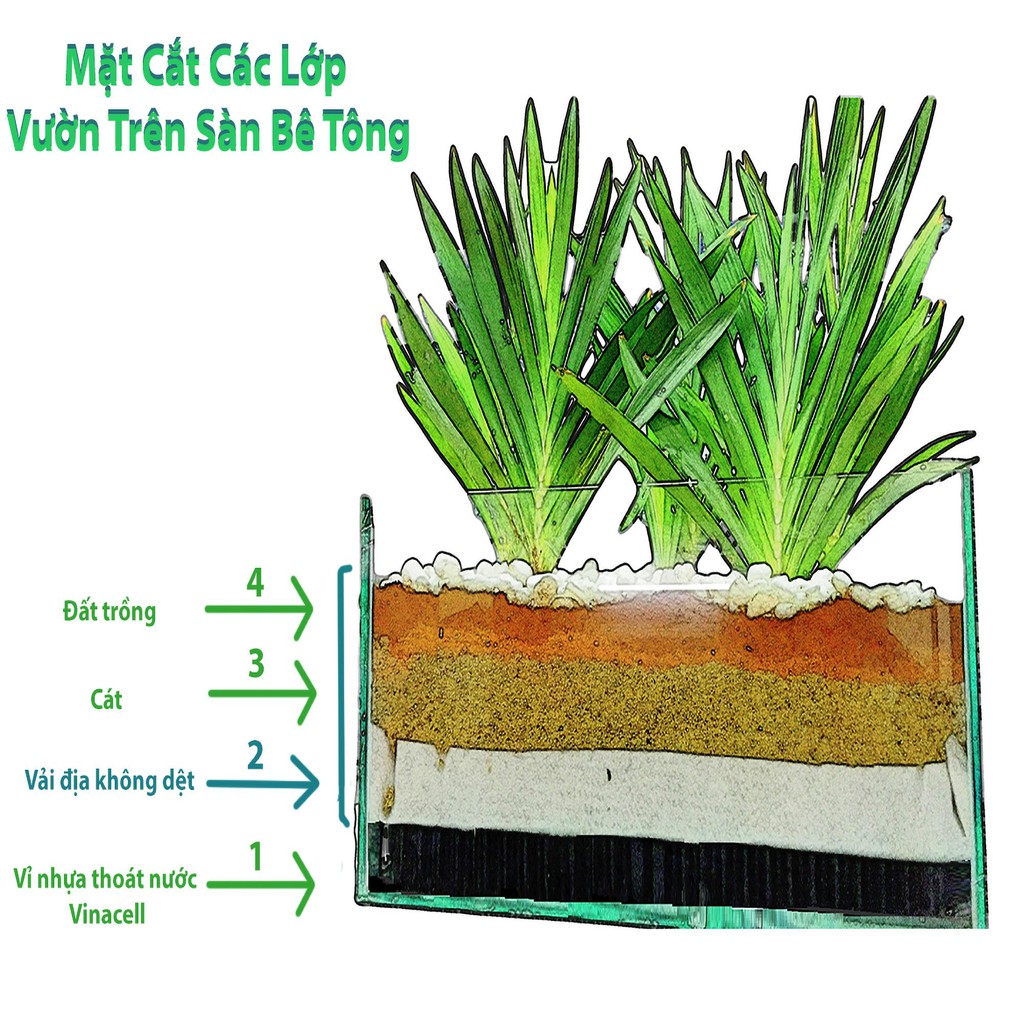 Vải địa kỹ thuật trồng cây không dệt