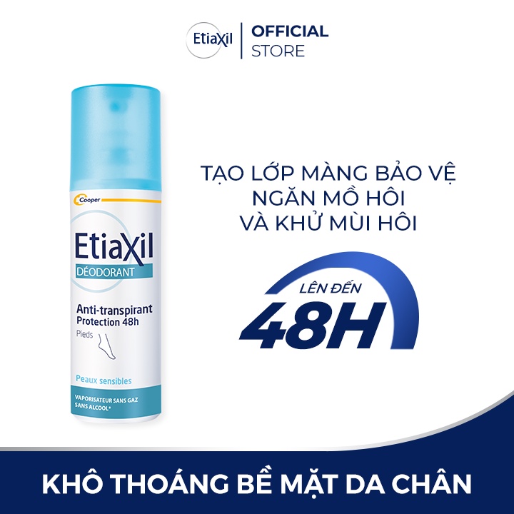 Xịt khử mùi chân Etiaxil 100ml