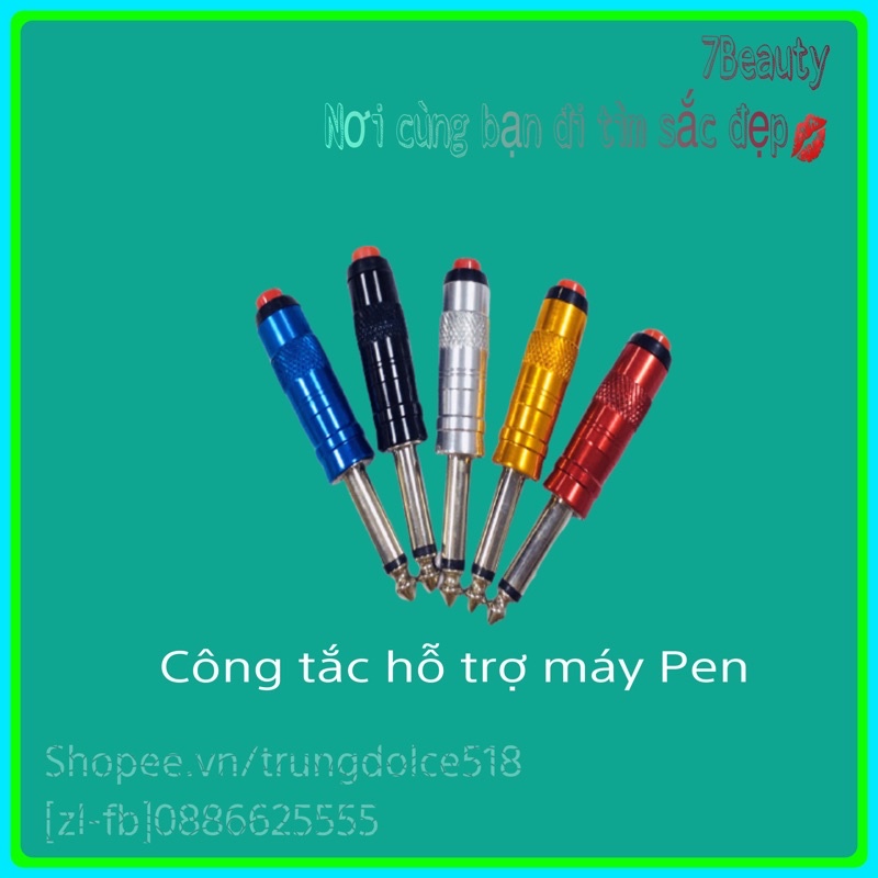 Công tắc thay thế bàn đạp cho các loại máy pen tattoo, phun xăm thẩm mỹ