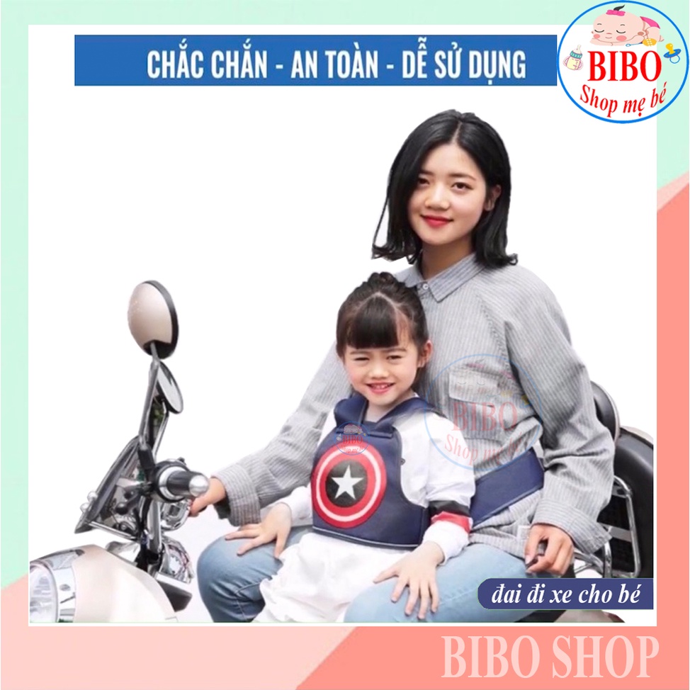 Đai Đi Xe Máy Cho Bé - Đai Xe Máy An Toàn Cho Bé - Đai Trẻ Em - Đai Em Bé- Đai Phản Quang