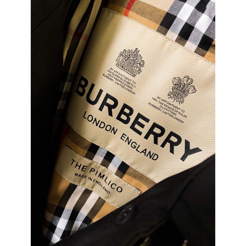 áo khoác măng tô nữ dáng dài Burberry