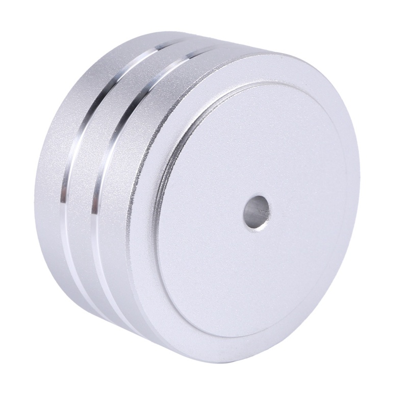 Set 4 Miếng Đệm Cách Ly Loa HiFi Bằng Nhôm Màu Bạc 40X20mm
