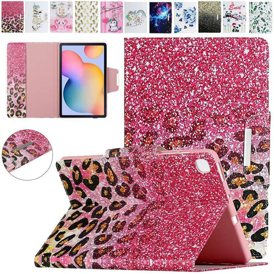 For Samsung Galaxy Tab S6 10.5 inch SM-T860 T865 Magnetic Pattern Leather Smart Wallet Case