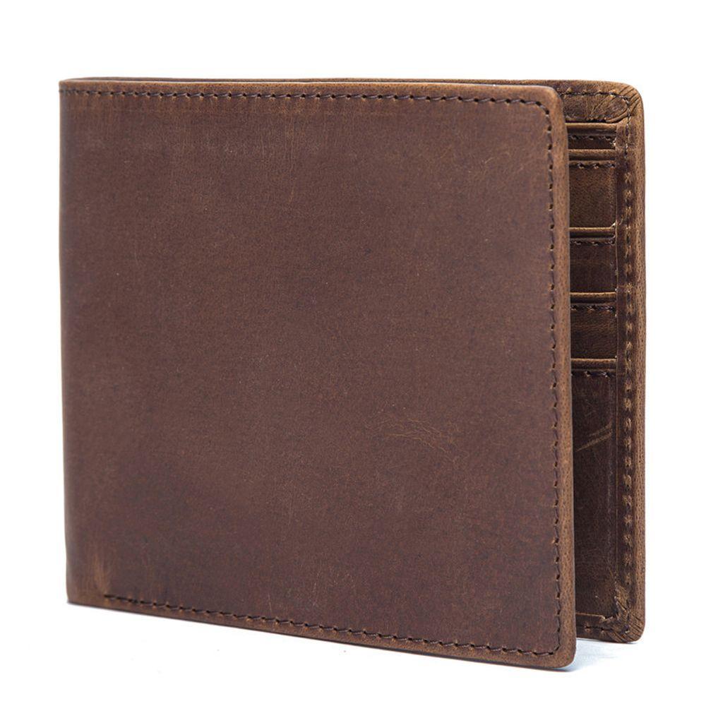 Ví Da Ngắn Phong Cách Vintage Thời Trang Cho Nam