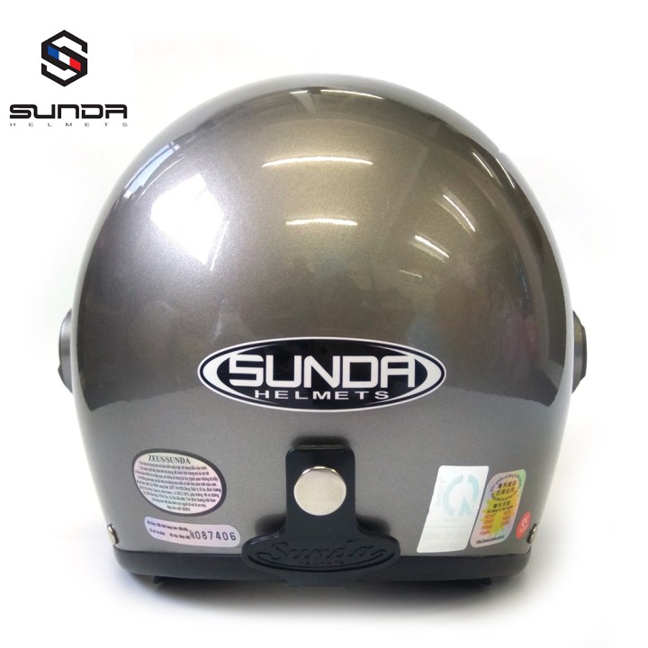 Nón bảo hiểm 3/4 đầu Sunda 103D size nhỏ - phù hợp cho nam nữ vòng đầu trung bình hoặc hơi nhỏ