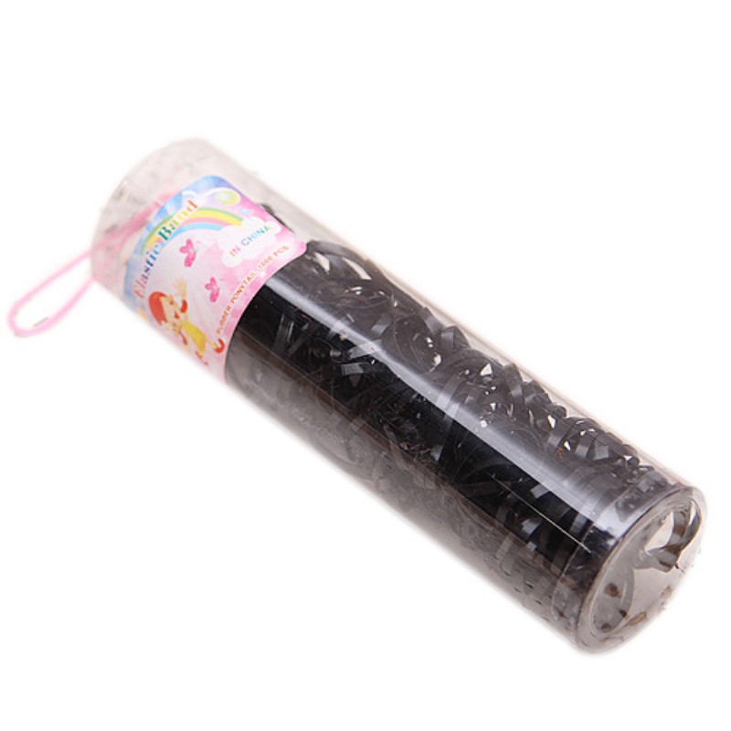 combo 220 dây buộc tóc nhiều màu có hộp - giao theo mẫu
