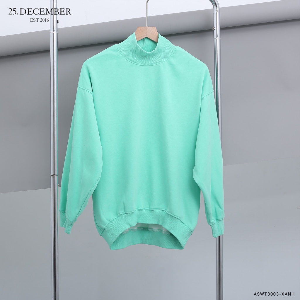 Áo Sweater trơn chất nỉ đẹp - 25.December mã ASWT3003