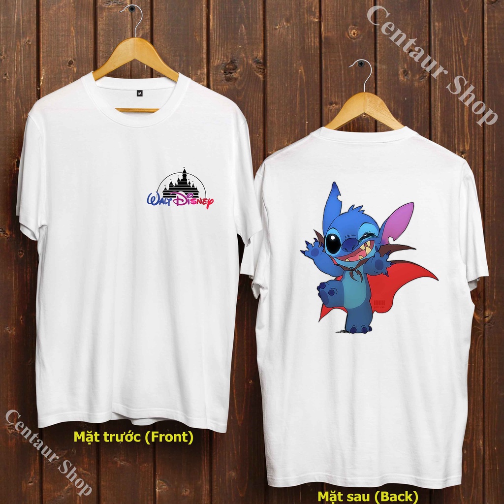 Áo Lilo and Stitch 2 mặt nam đẹp ngắn tay cực chất cute dễ thương H37LAS008